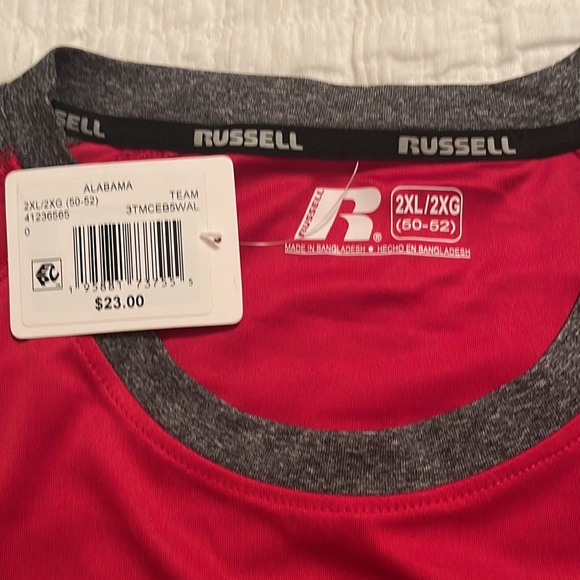 Russell Alabama Crimson Tide T-Shirt New With Tags Size 2XL - Picture 3 of 4